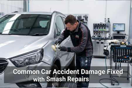 Common Car Accident Damage Fixed with Smash Repairs Common Car Accident Damage Fixed with Smash Repairs