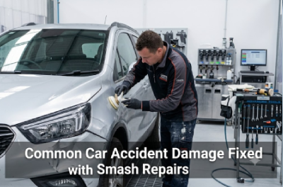 Common Car Accident Damage Fixed with Smash Repairs_